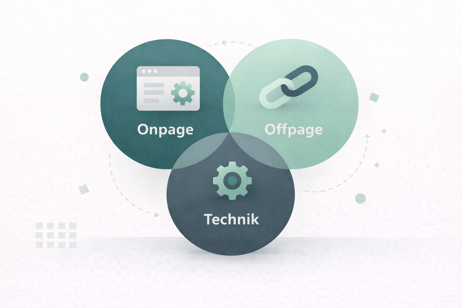 Die drei SEO-Disziplinen: Onpage, Offpage und Technik im Überblick